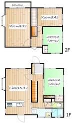 高崎市台新田町戸建の物件間取画像